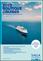 Ocean cruise brochure cover